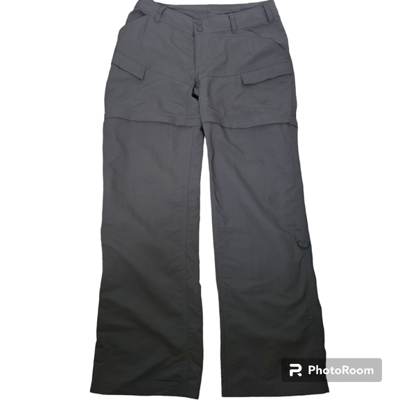 The North Face Pants - The North Face Women's Gray Cargo Convertible Hiking Pants in 10